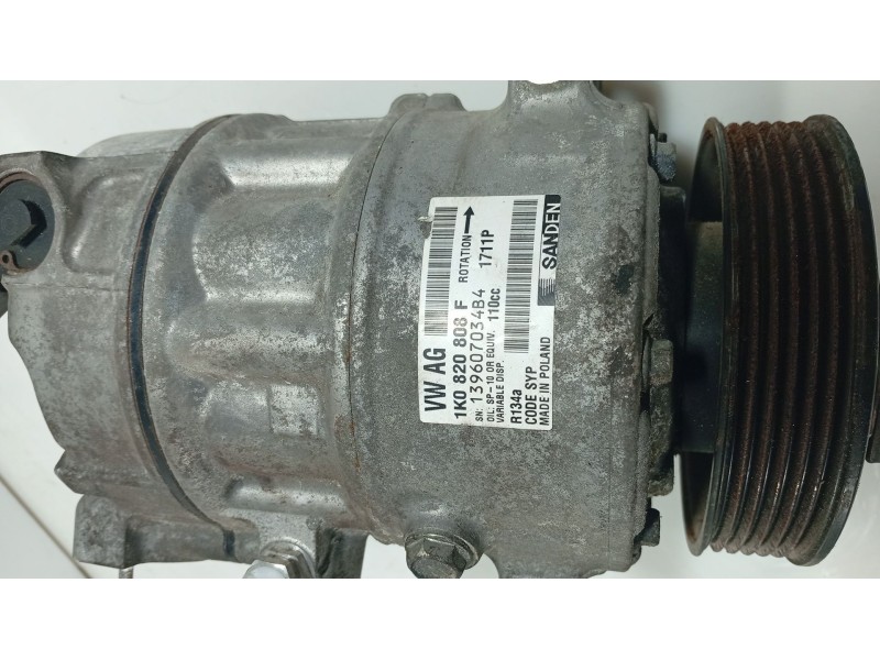 Recambio de compresor aire acondicionado para volkswagen touran (1t3) 1.6 tdi referencia OEM IAM   