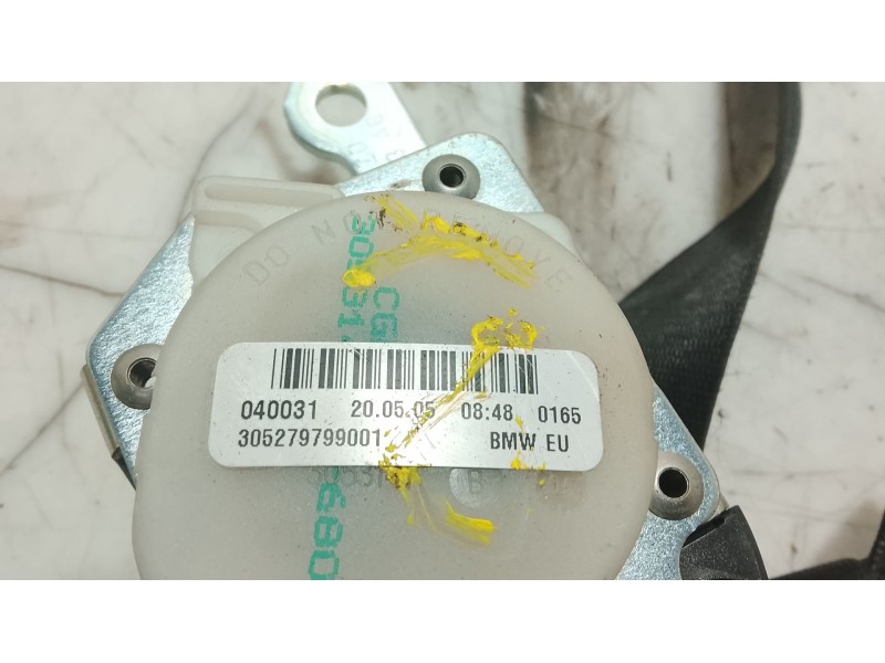 Recambio de cinturon seguridad trasero derecho para bmw 3 (e90) 320 d referencia OEM IAM 72117245883  