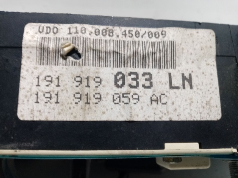 Recambio de cuadro instrumentos para volkswagen jetta (165/167) 1.6 referencia OEM IAM 191919059AB 191919059 191919033
