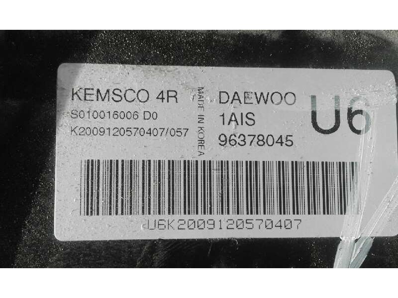 Recambio de centralita motor uce para daewoo nubira berlina 1.6 cat   |   0.97 - ... | 1997 | 103 cv / 76 kw referencia OEM IAM 