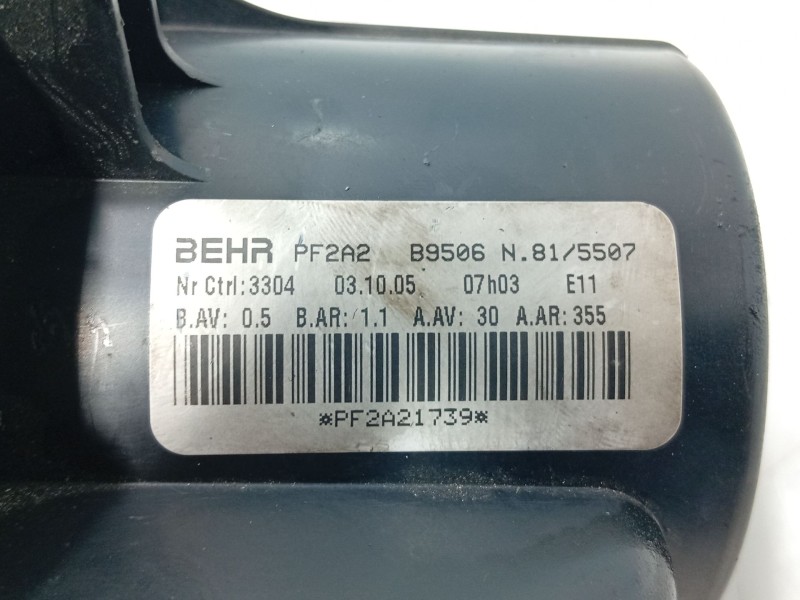 Recambio de ventilador calefaccion para peugeot 307 (3a/c) 1.6 hdi referencia OEM IAM   