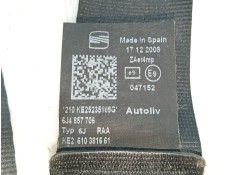 Recambio de cinturon seguridad delantero derecho para seat ibiza iv sc (6j1, 6p5) 1.6 tdi referencia OEM IAM 6J4857706RAA   2
