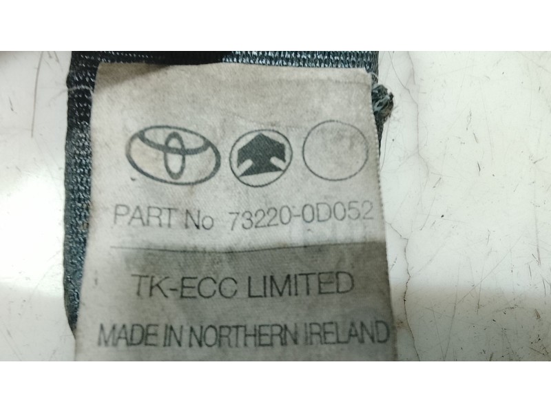 Recambio de cinturon seguridad delantero izquierdo para toyota yaris (_p1_) 1.3 (scp12_, scp13_) referencia OEM IAM   