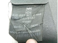 Recambio de cinturon seguridad trasero derecho para seat ibiza iv sc (6j1, 6p5) 1.6 tdi referencia OEM IAM 6J0857805ARAA   2