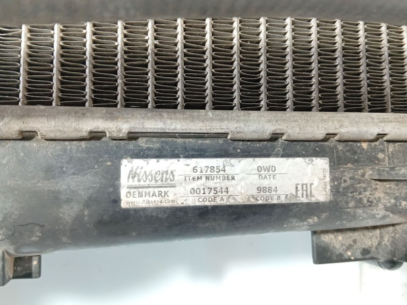Recambio de radiador agua para fiat doblo cargo (263_) 1.3 d multijet referencia OEM IAM   