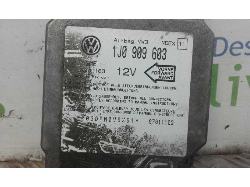 Recambio de centralita airbag para volkswagen polo berlina (6n1) básico   |   09.96 - 12.98 | 1996 - 1998 | 50 cv / 37 kw refere