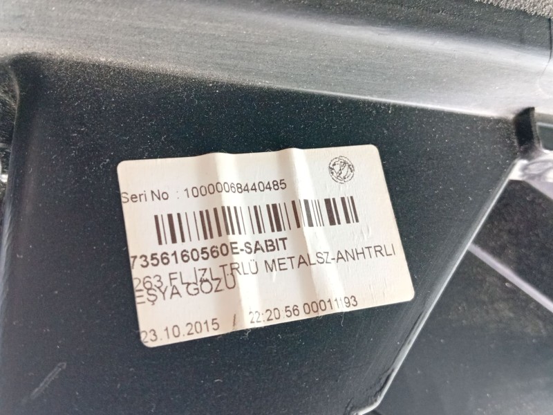 Recambio de guantera para fiat doblo cargo (263_) 1.3 d multijet referencia OEM IAM   