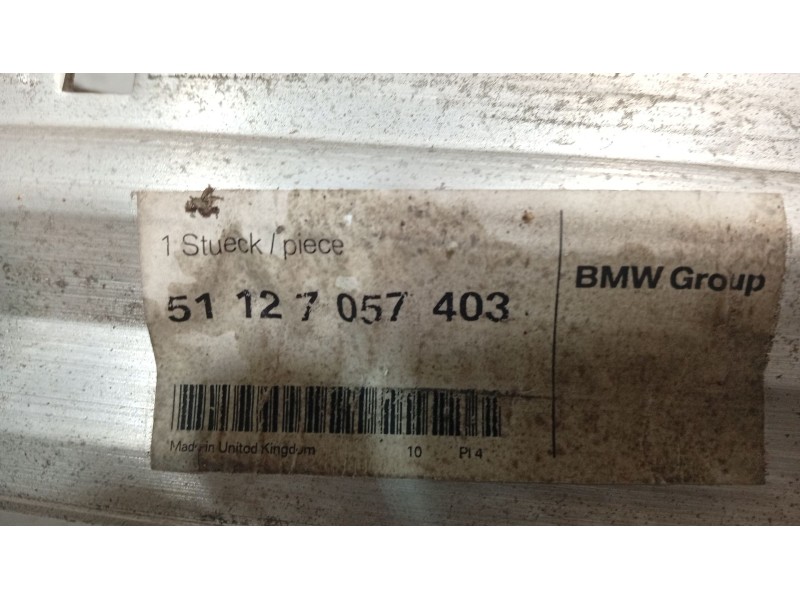 Recambio de refuerzo paragolpes trasero para mini mini (r50, r53) one referencia OEM IAM   
