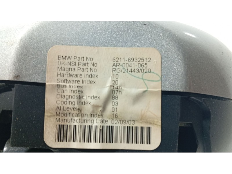 Recambio de cuadro instrumentos para mini mini (r50, r53) one referencia OEM IAM   
