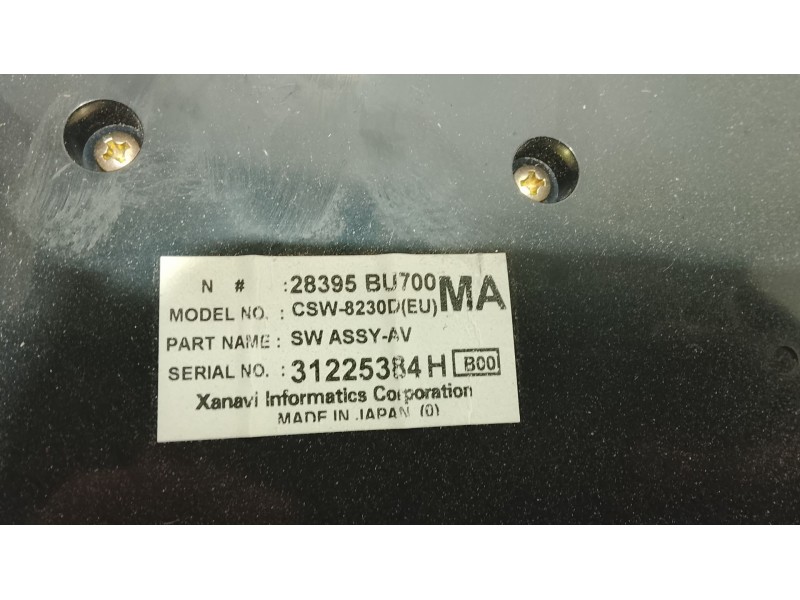 Recambio de mando climatizador para nissan almera tino (v10) 2.2 dci referencia OEM IAM   