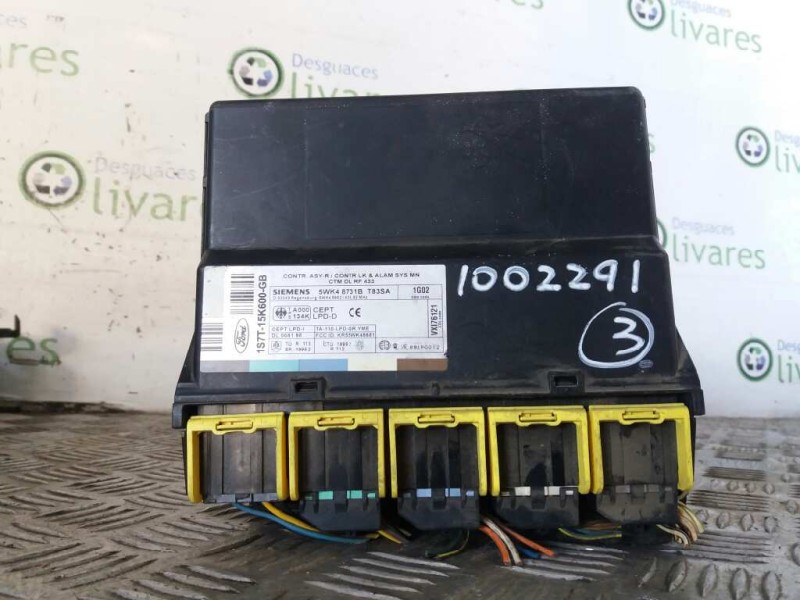 Recambio de modulo confort para ford mondeo berlina (ge) trend   |   09.00 - 12.02 | 2000 - 2002 | 116 cv / 85 kw referencia OEM