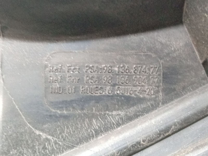 Recambio de tapacubos para citroën c3 iii (sx) 1.2 puretech 82 referencia OEM IAM   