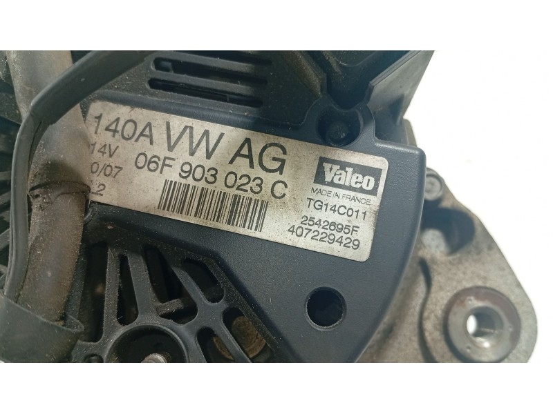 Recambio de alternador para volkswagen golf v (1k1) 1.6 referencia OEM IAM 06F903023FX  