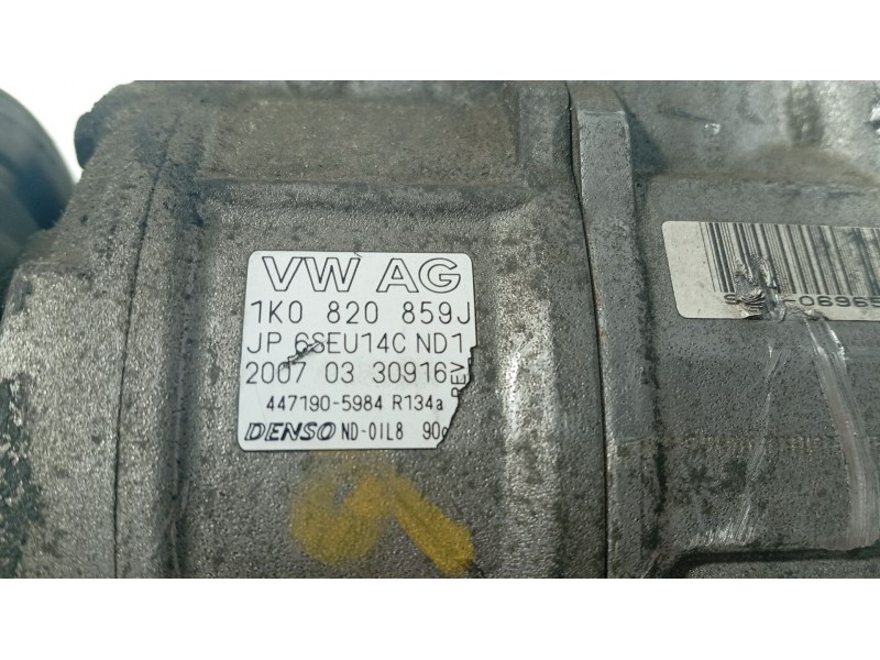 Recambio de compresor aire acondicionado para volkswagen golf v (1k1) 1.6 referencia OEM IAM 1K0820859S  