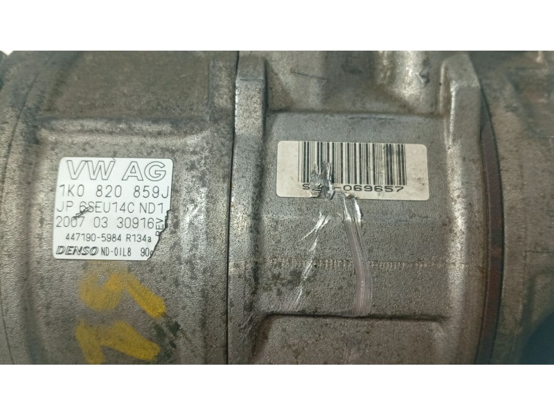 Recambio de compresor aire acondicionado para volkswagen golf v (1k1) 1.6 referencia OEM IAM 1K0820859S  