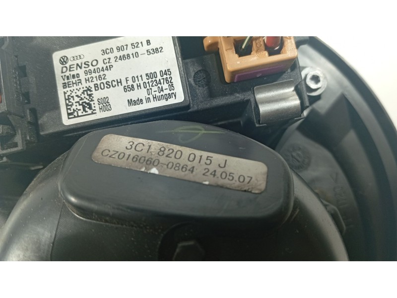 Recambio de ventilador calefaccion para volkswagen golf v (1k1) 1.6 referencia OEM IAM 1K1820015Q  