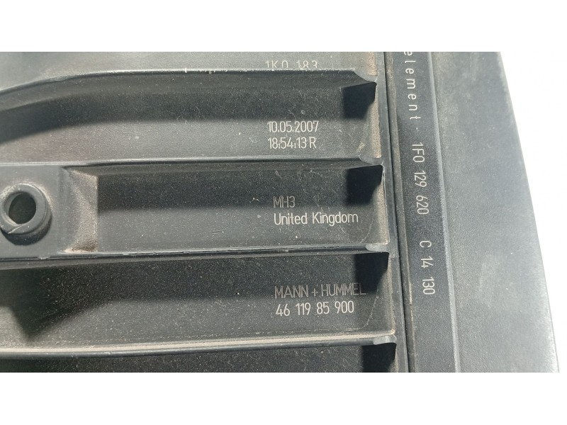Recambio de caja filtro de aire para volkswagen golf v (1k1) 1.6 referencia OEM IAM   