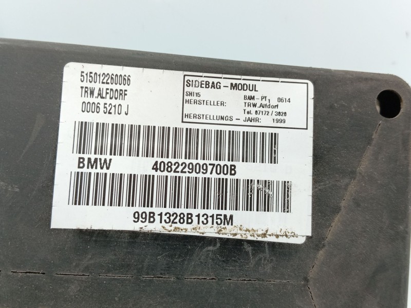Recambio de airbag lateral trasero izquierdo para bmw 7 (e38) 730 d referencia OEM IAM   