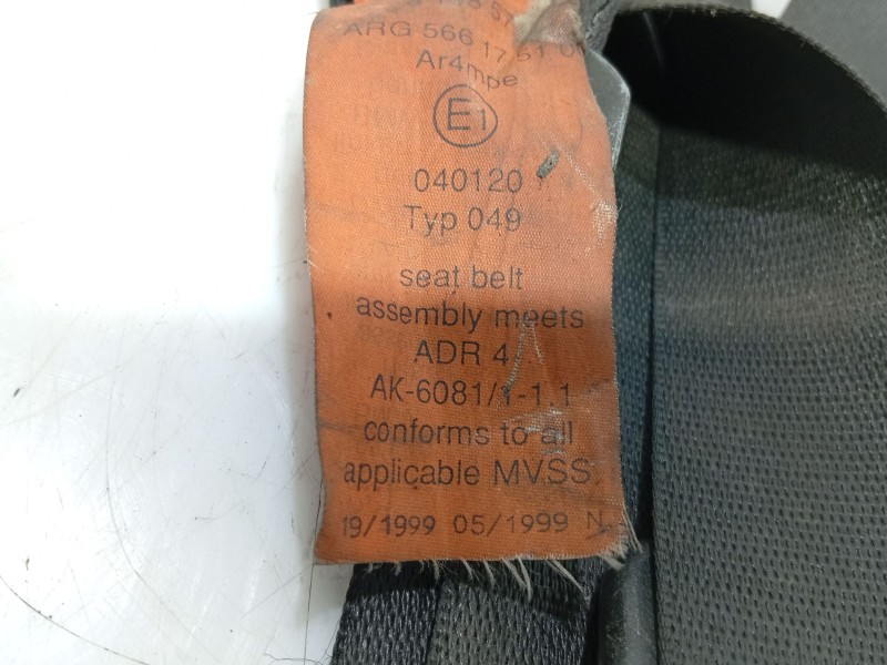 Recambio de cinturon seguridad delantero izquierdo para bmw 7 (e38) 730 d referencia OEM IAM 72118198571  
