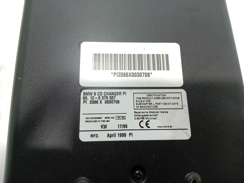 Recambio de sistema audio / radio cd para bmw 7 (e38) 730 d referencia OEM IAM   