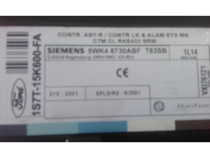 Recambio de modulo electronico para ford focus berlina (cak) trend   |   08.98 - 12.04 | 1998 - 2004 | 90 cv / 66 kw referencia 