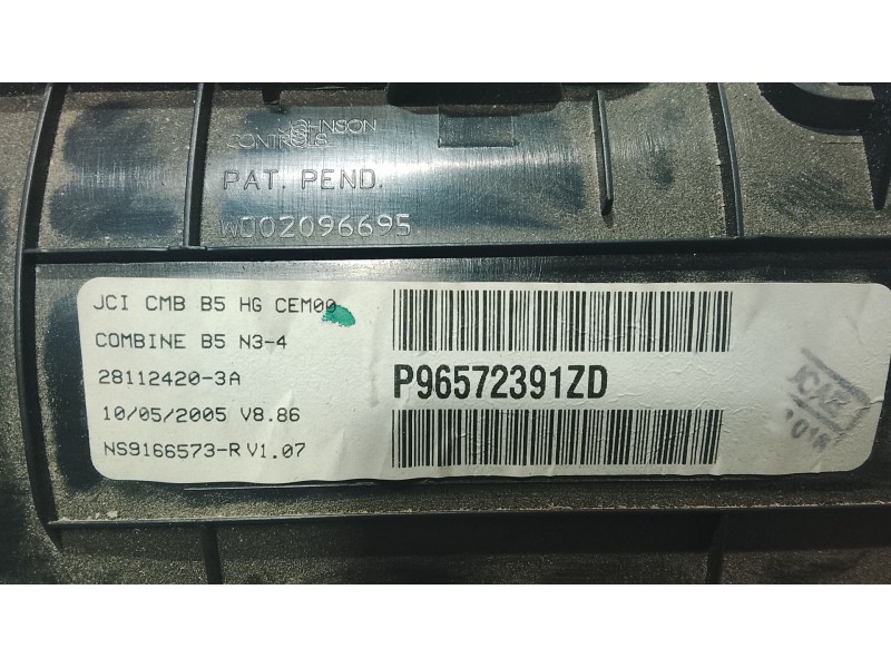 Recambio de cuadro instrumentos para citroën c4 coupé (la_) 1.6 hdi referencia OEM IAM   