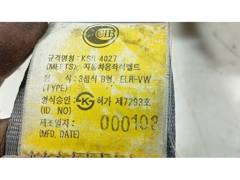 Recambio de cinturon seguridad delantero izquierdo para hyundai accent ii sedán (lc) 1.3 referencia OEM IAM   