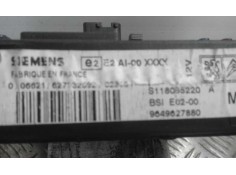 Recambio de caja reles / fusibles para peugeot 206 berlina x-line   |   10.02 - 12.10 | 2002 - 2010 | 75 cv / 55 kw referencia O