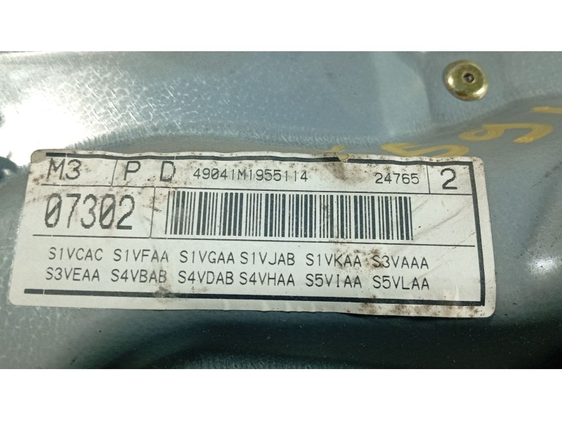 Recambio de elevalunas trasero derecho para seat toledo ii (1m2) 1.6 16v referencia OEM IAM   