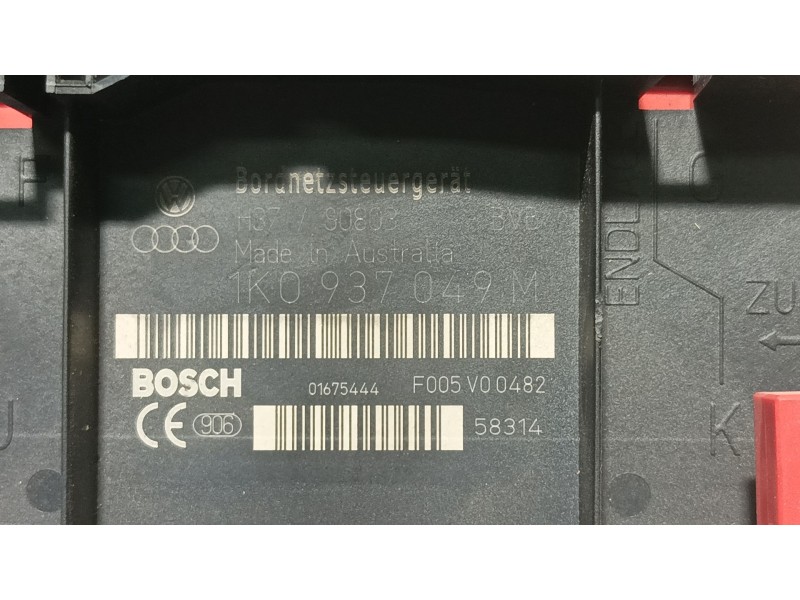 Recambio de caja reles / fusibles para volkswagen golf v berlina (1k1) referencia OEM IAM 1K0937049M  