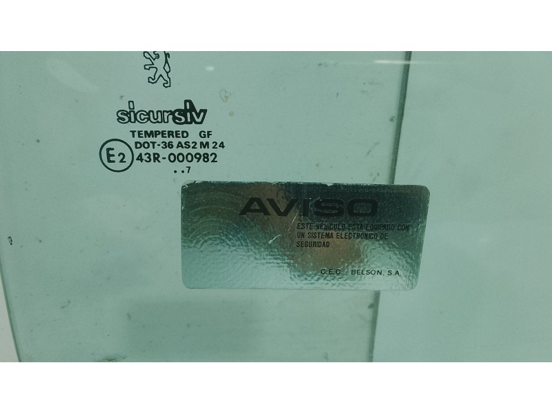 Recambio de luna delantera derecha para peugeot 406 coupé (8c) 2.0 16v referencia OEM IAM   