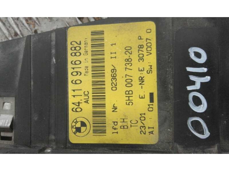 Recambio de mando climatizador para bmw serie 3 berlina (e46) 320d   |   04.98 - 12.01 | 1998 - 2001 | 136 cv / 100 kw referenci