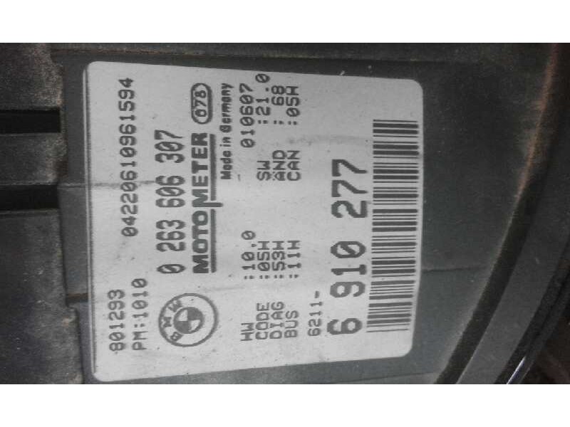 Recambio de cuadro instrumentos para bmw serie 3 berlina (e46) 320d   |   04.98 - 12.01 | 1998 - 2001 | 136 cv / 100 kw referenc