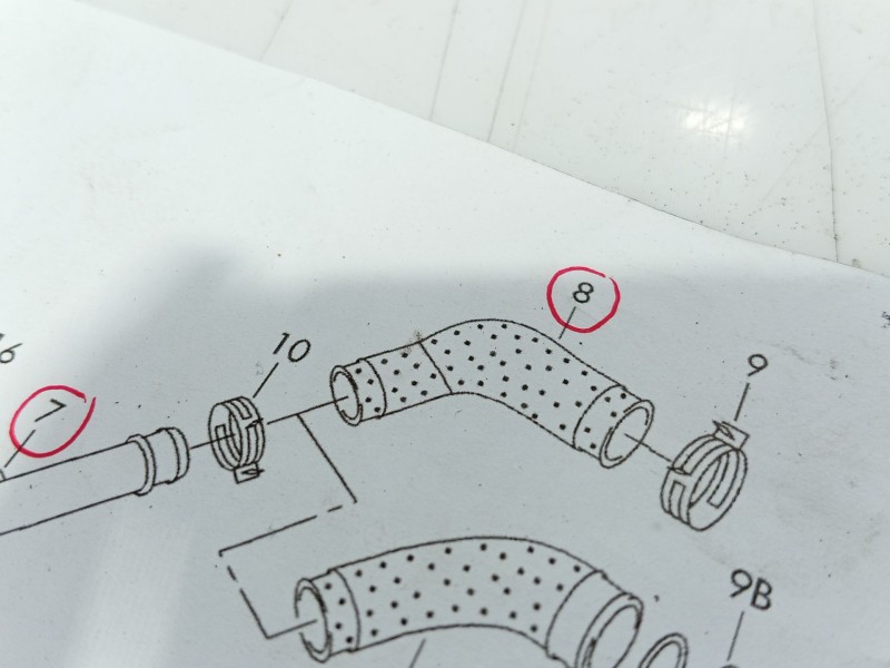 Recambio de tubo para volkswagen polo iv (9n_, 9a_) 1.4 tdi referencia OEM IAM   