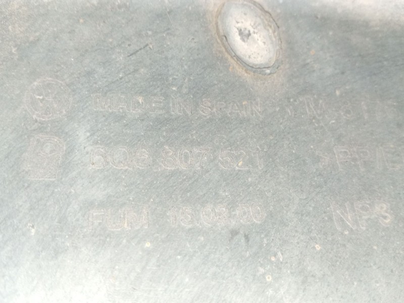 Recambio de paragolpes trasero para volkswagen polo iv (9n_, 9a_) 1.4 tdi referencia OEM IAM   