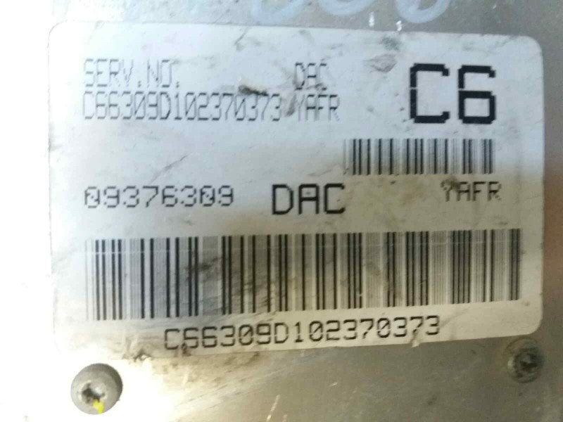 Recambio de centralita motor uce para daewoo nubira wagon    |   0.97 - 0.04 | 1997 - 2004 referencia OEM IAM 09376309 DAC C6