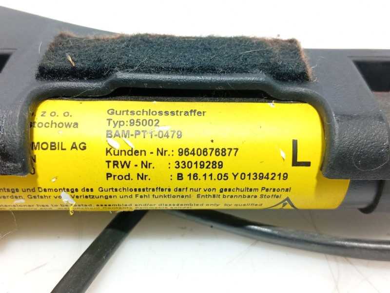 Recambio de anclaje cinturon delantero izquierdo para citroën c2 (jm_) 1.4 hdi referencia OEM IAM   
