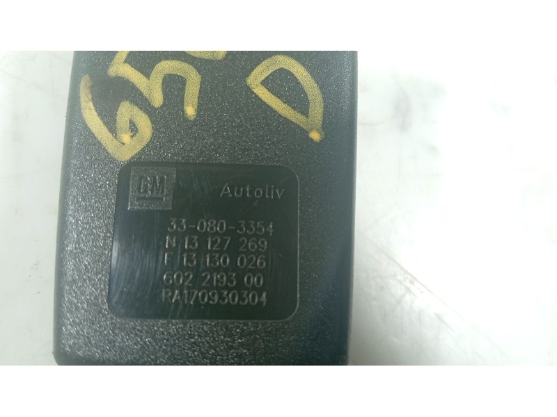 Recambio de anclaje cinturon delantero derecho para opel astra h (a04) 1.4 (l48) referencia OEM IAM   