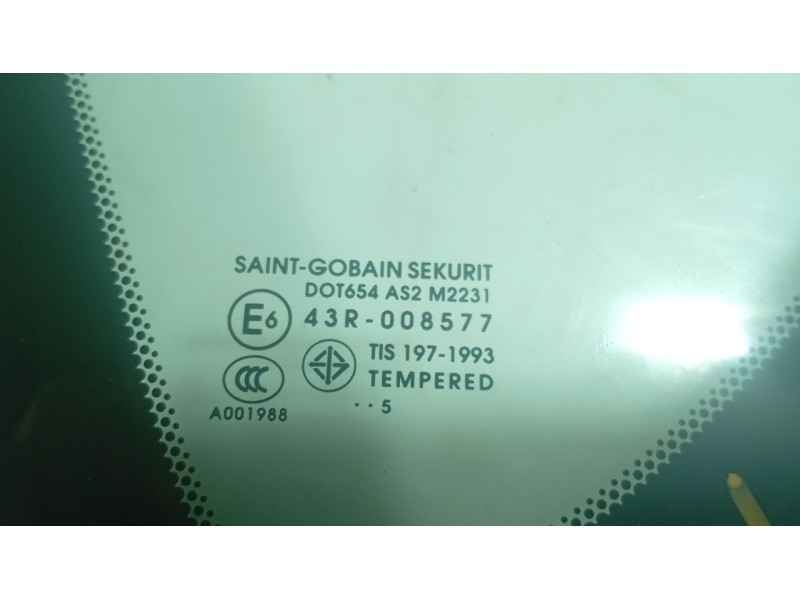 Recambio de luna custodia trasera izquierda para mazda 3 (bk) 1.6 di turbo referencia OEM IAM   