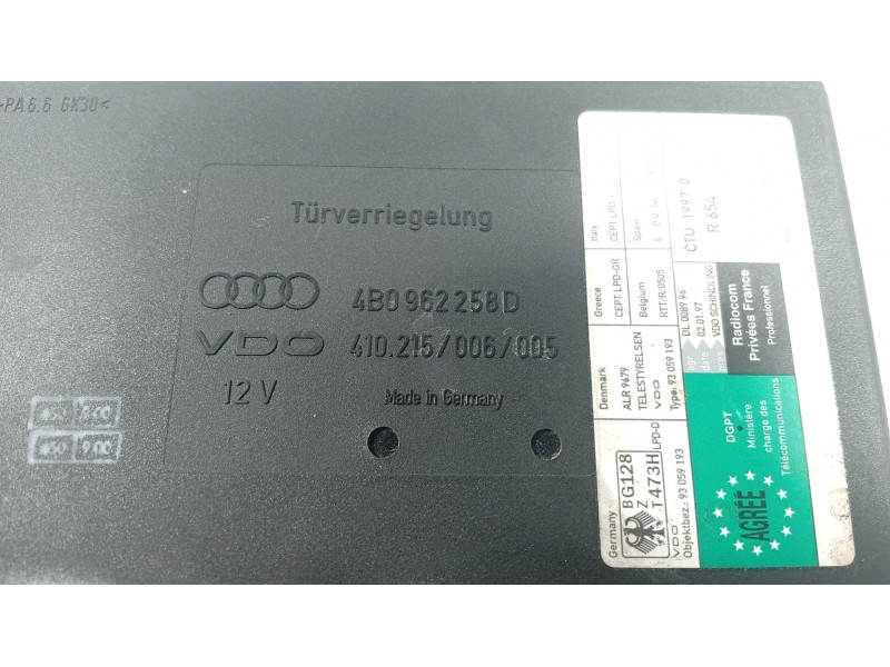 Recambio de modulo electronico para audi a6 c5 avant (4b5, 4b6) 1.9 tdi referencia OEM IAM   