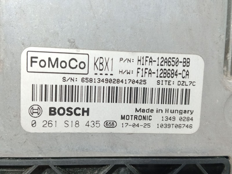 Recambio de centralita motor uce para ford focus iii 1.0 ecoboost referencia OEM IAM   