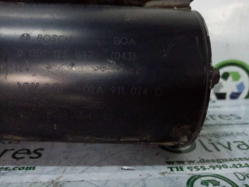 Recambio de motor arranque para  referencia OEM IAM 02A911024D  