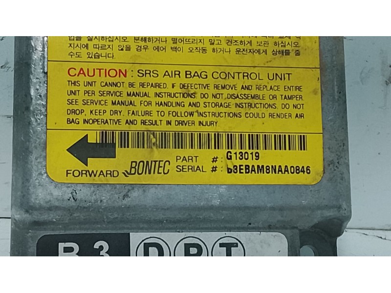 Recambio de centralita airbag para kia rio i sedán (dc_) 1.5 16v referencia OEM IAM   