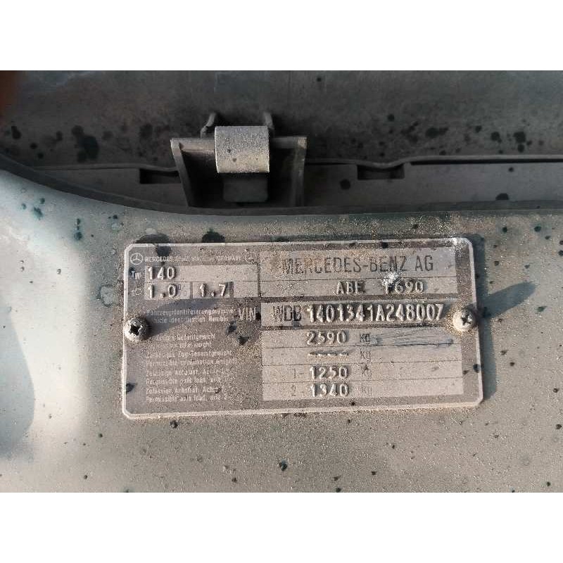 mercedes clase s (w140) berlina 300 sd t. / s 350 turbo (140.134)   |   09.92 - 12.96 | 1992 | 150 cv / 110 kw del año 1992