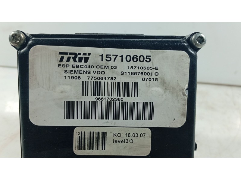 Recambio de abs para peugeot 407 (6d_) 1.6 hdi 110 (6d9hzc, 6d9hyc) referencia OEM IAM   