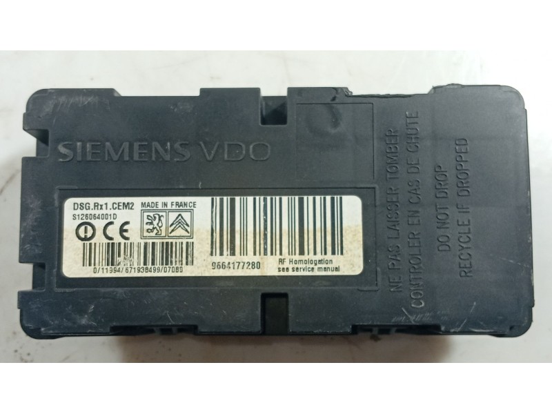 Recambio de modulo electronico para peugeot 407 (6d_) 1.6 hdi 110 (6d9hzc, 6d9hyc) referencia OEM IAM   