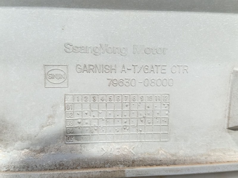 Recambio de moldura para ssangyong rexton / rexton ii (gab_) 2.7 xdi referencia OEM IAM   