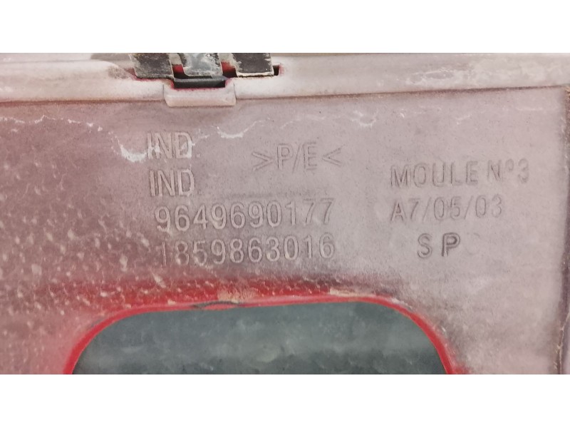 Recambio de paragolpes trasero para peugeot 207/207+ (wa_, wc_) 1.4 referencia OEM IAM   
