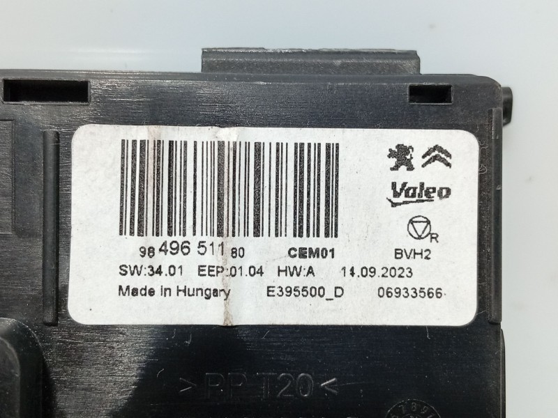 Recambio de modulo electronico para citroën c3 iii (sx) 1.2 puretech 82 referencia OEM IAM   