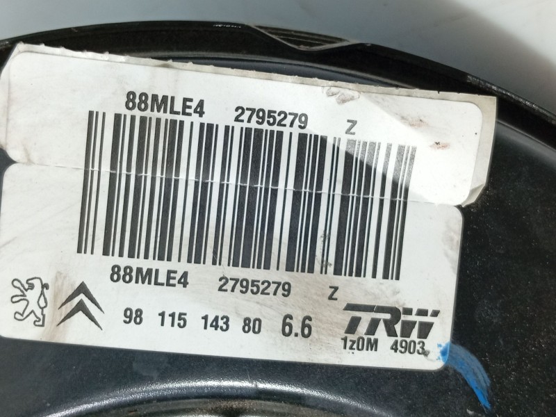 Recambio de servofreno para citroën c3 iii (sx) 1.2 puretech 82 referencia OEM IAM   